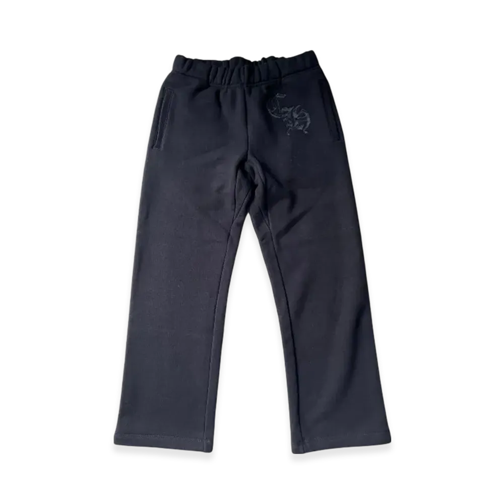 Chrome Hearts Y Not CH Applique Embroidery Sweat Pants "Black"