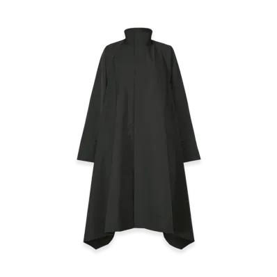 132 5. ISSEY MIYAKE Trapezoid Coat "Black"