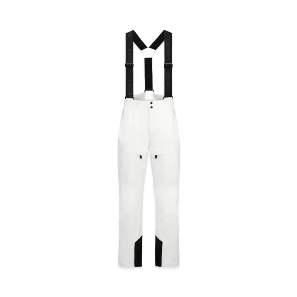 Dior x Descente x LEWIS HAMILTON Ski Pants With Suspenders Technical Taffeta "White"