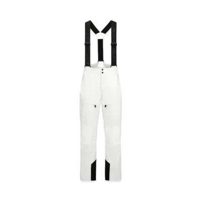 Dior x Descente x LEWIS HAMILTON Ski Pants With Suspenders Technical Taffeta "White"