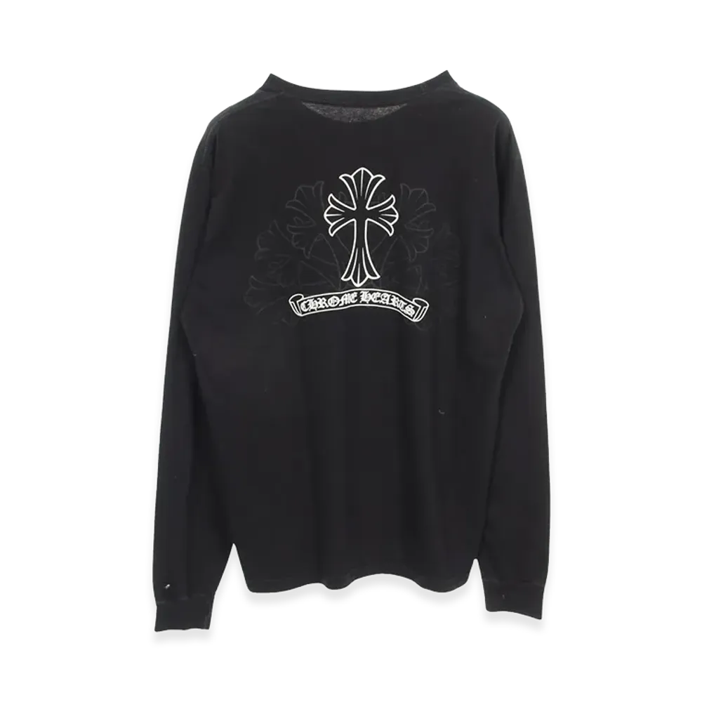 Chrome Hearts CH Cross Print L/S T-Shirt "Black"