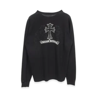Chrome Hearts CH Cross Print L/S T-Shirt "Black"