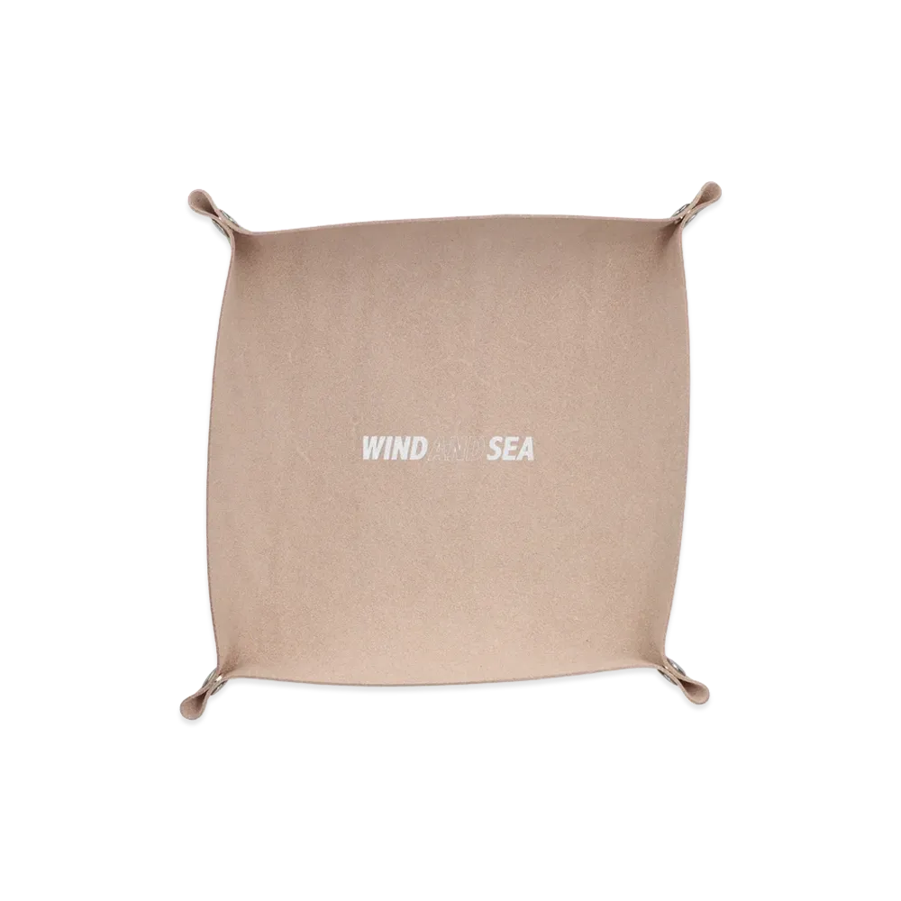 WIND AND SEA Sea Leather Tray "Beige"