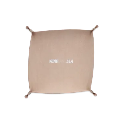 WIND AND SEA Sea Leather Tray "Beige"