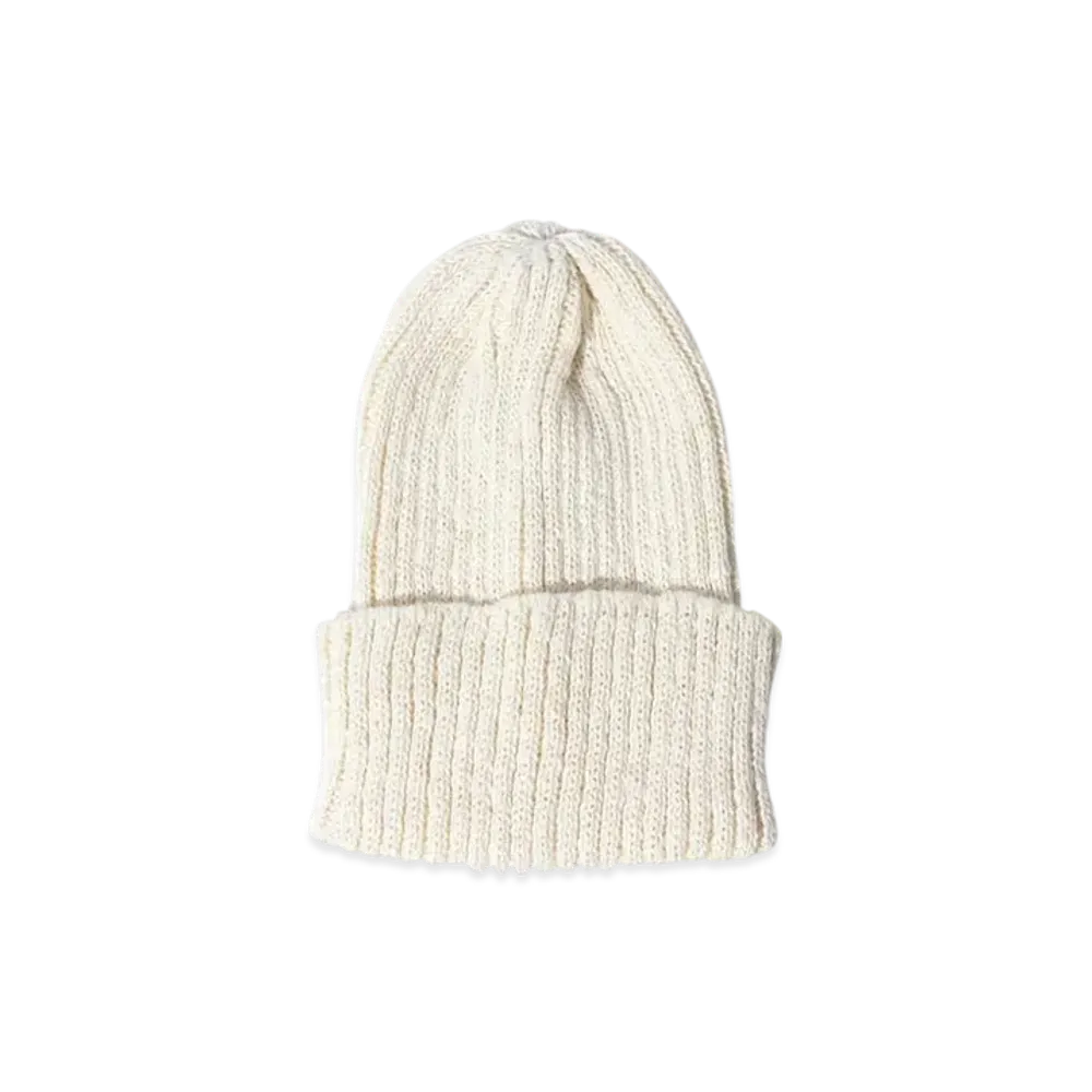 BEAMS Watch Cap Linen "IvoryHeringbone"