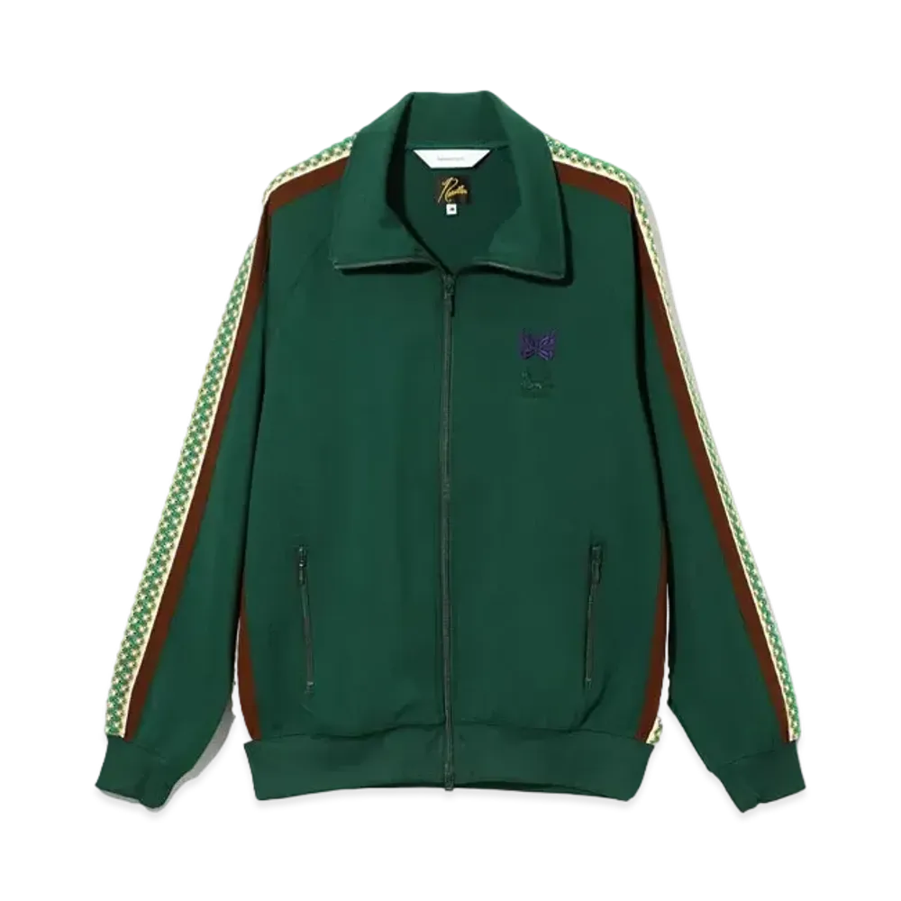 Needles x Sasquatchfabrix. Track Jacket Poly Smooth "Dark Green"