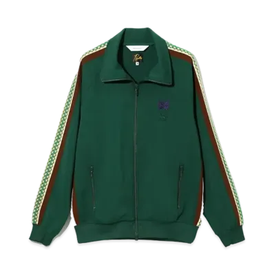 Needles x Sasquatchfabrix. Track Jacket Poly Smooth "Dark Green"
