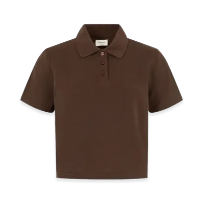 Saint Laurent Women's Polos "Brown"
