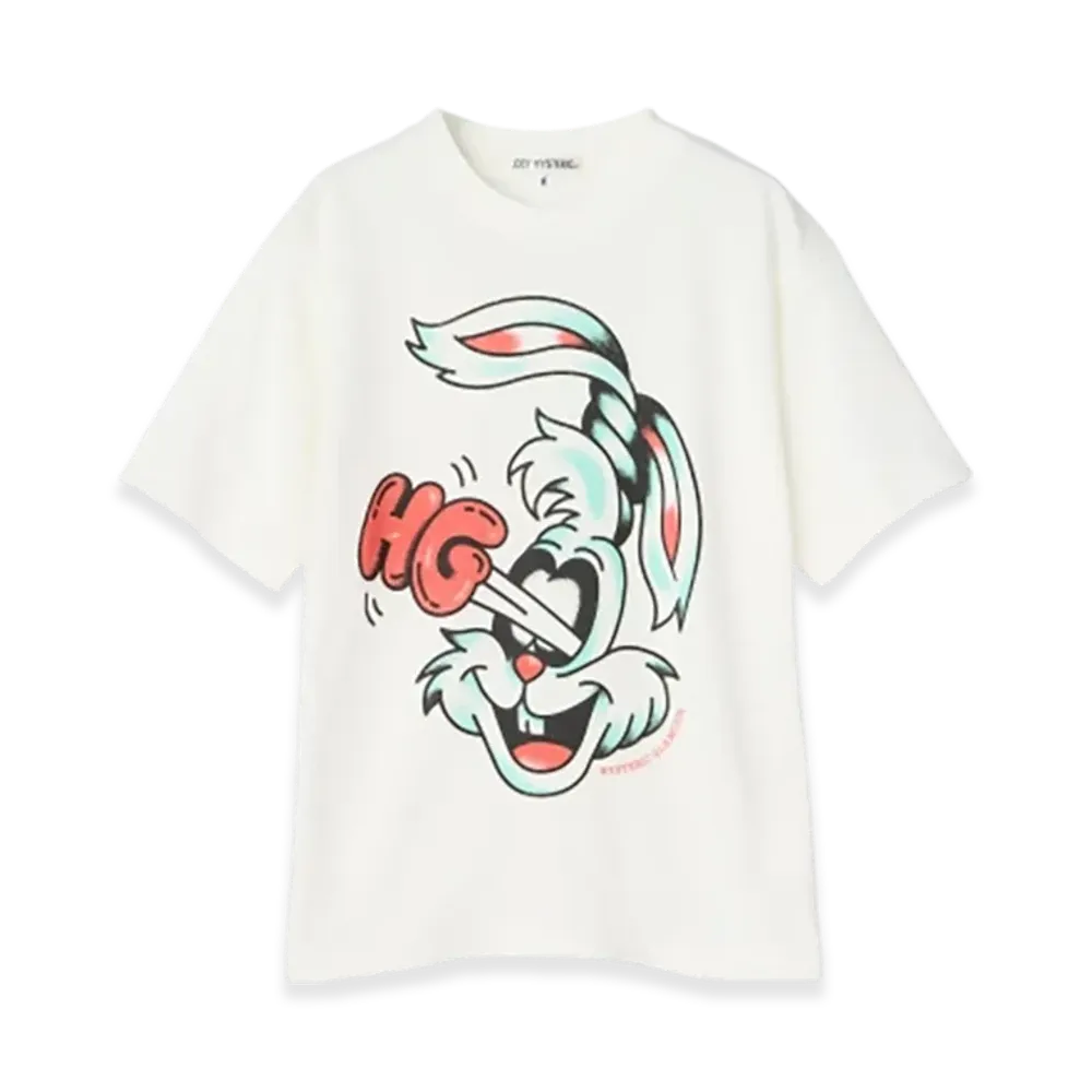 HYSTERIC GLAMOUR Hysteric Rabbit T-Shirt "White"