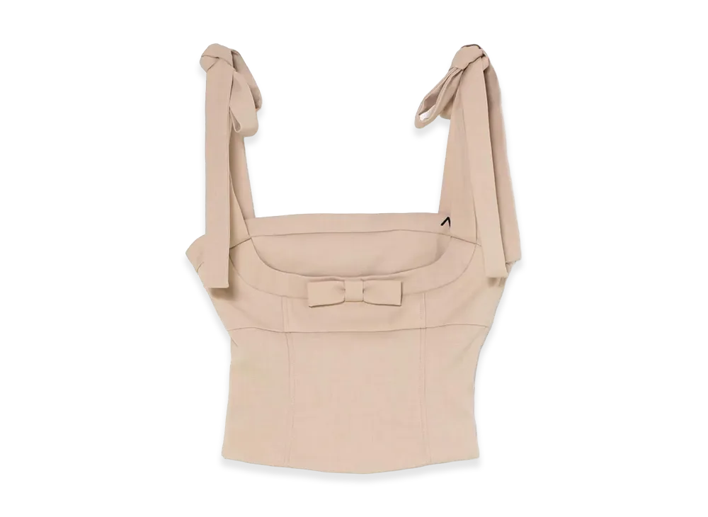 ANDMARY Women's Evelyn Ribbon Camisole "Beige"