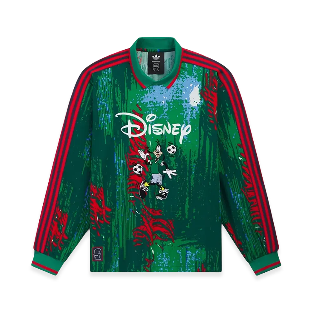 adidas x Brain Dead x Disney Long Sleeve Jersey "Red/Bold Green/Blue"