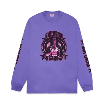 Supreme x HYSTERIC GLAMOUR L/S Tee "Purple"