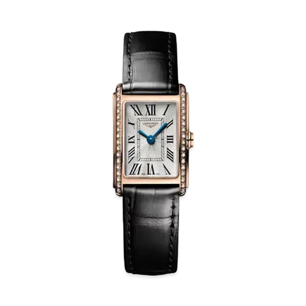 Longines Dolcevita 17.70 x 27.00 mm "Silver Franke/Pink Gold/Black" L5.258.9.71.0