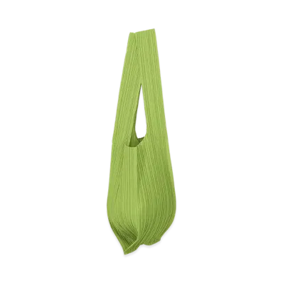 PLEATS PLEASE ISSEY MIYAKE Shift Pleats Bag "Yellow Green"