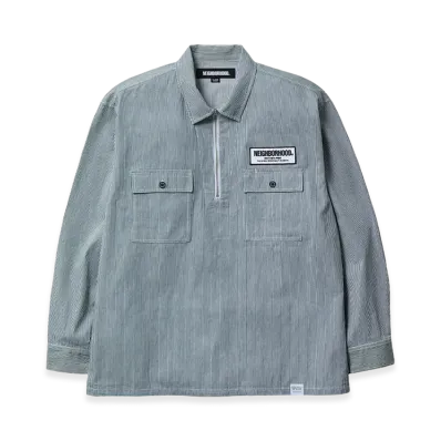 NEIGHBORHOOD Classic Work Pullover Shirt LS "Green"