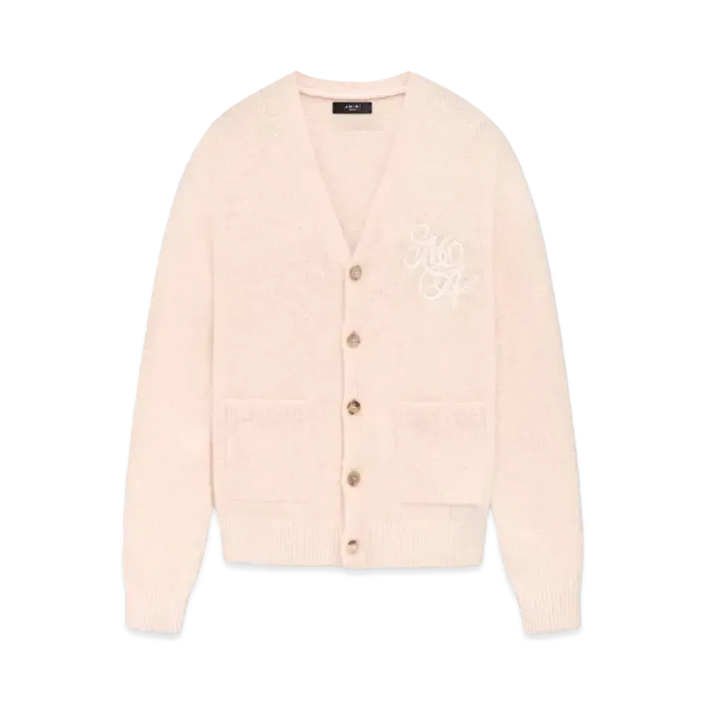 AMIRI MA Swirl Cardigan "Peach"