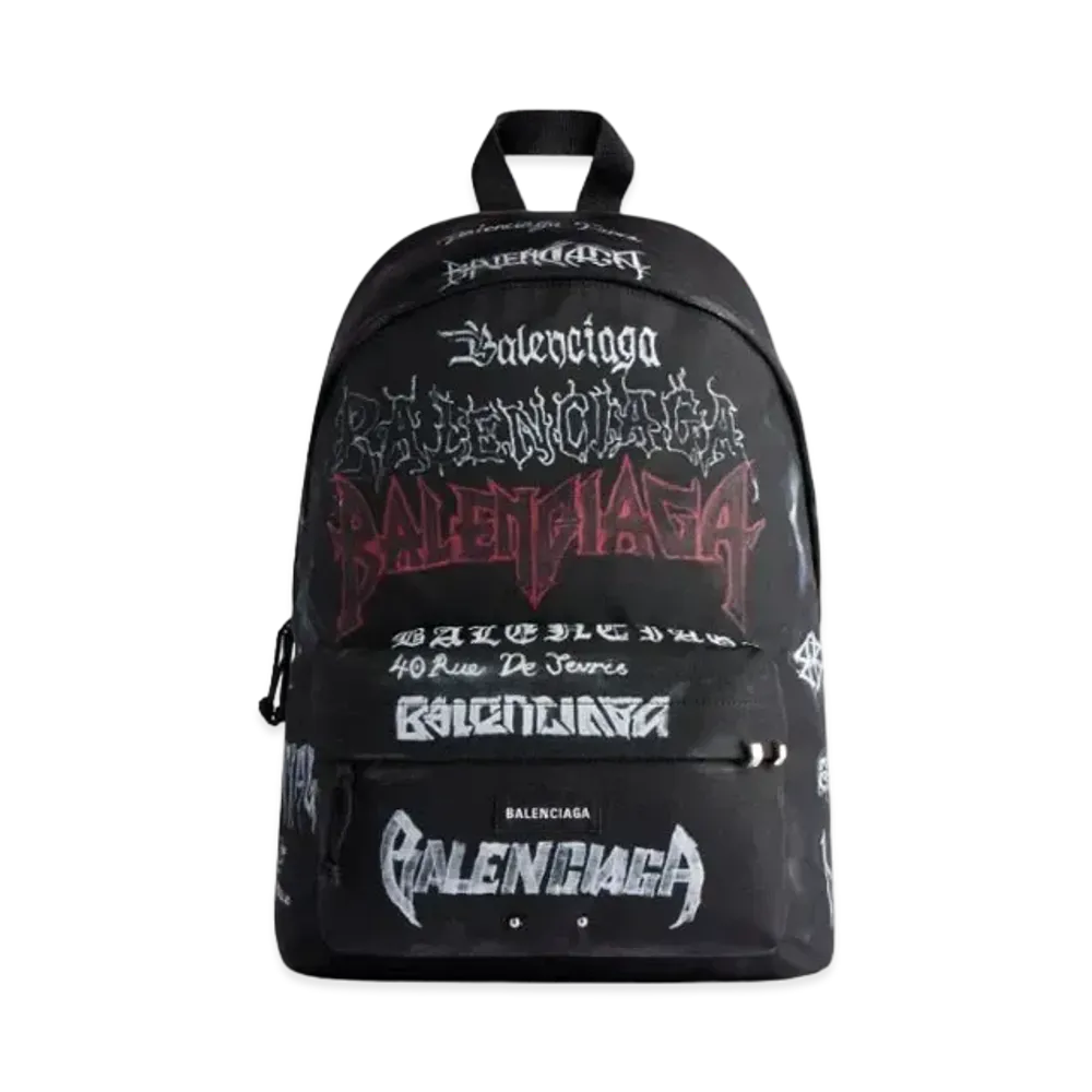 BALENCIAGA Explorer Backpack Diy Metal All Over "Black"