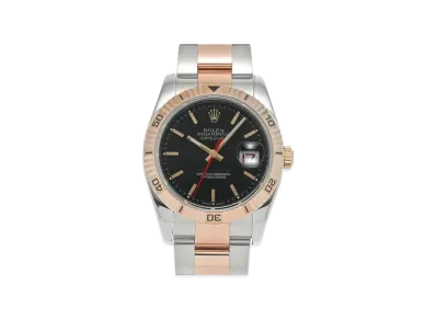 ROLEX Datejust Turn-O-Graph "Black/Stainless Steel/Everose Gold"