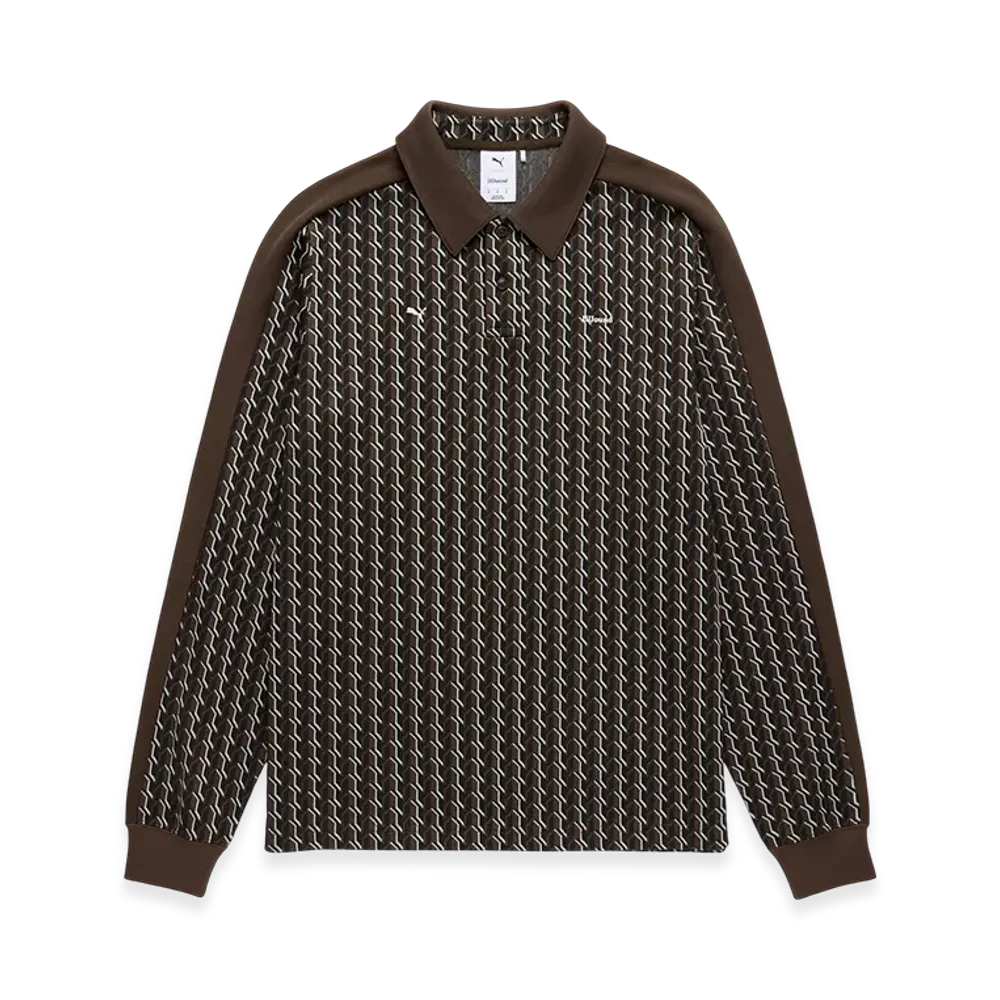 JJJJound x Puma T7 Longsleeve Polo "Brown"