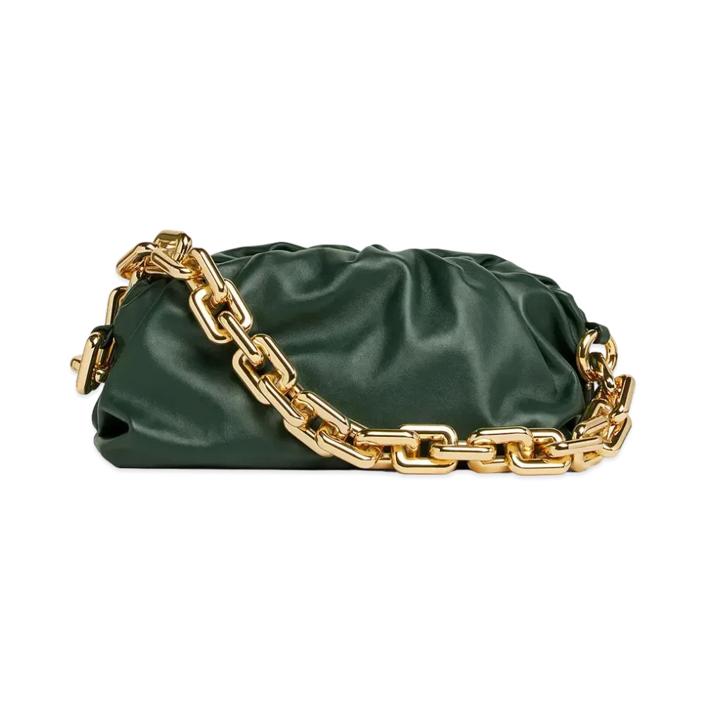 Bottega Veneta Chain Pouch "Raintree"