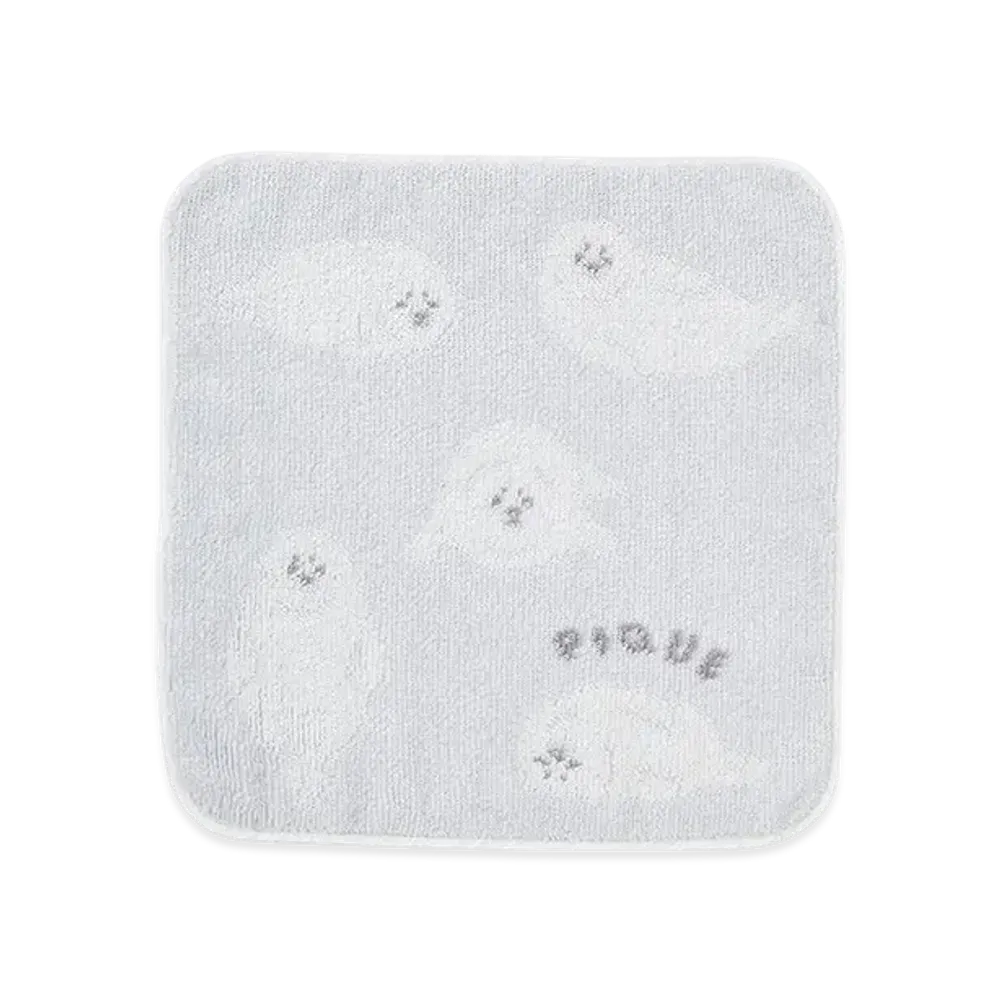 GELATO PIQUE Seal Jacquard Hand Towel "Blue"