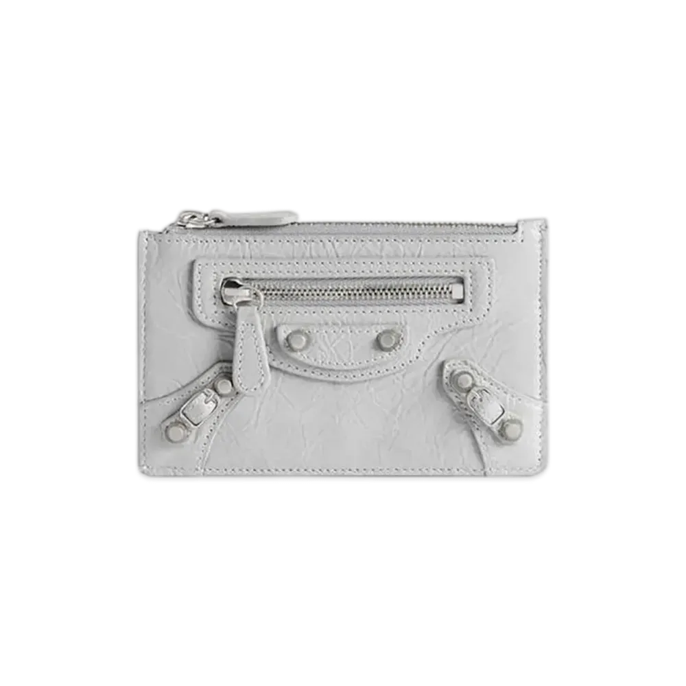 BALENCIAGA Le City Long Coin & Card Holder "Light Grey"