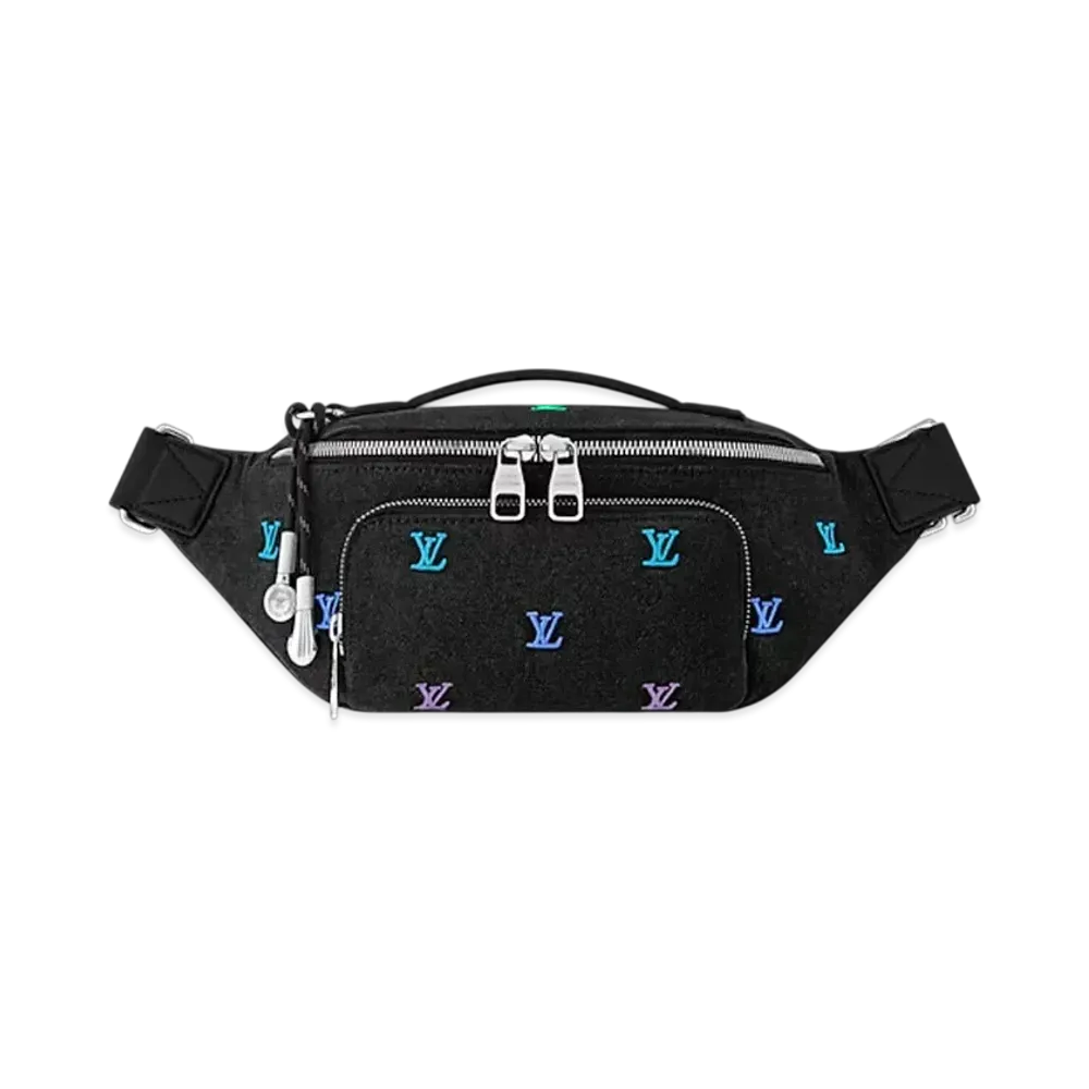 Louis Vuitton Rush Bumbag LV Blason Denim "Bleu"