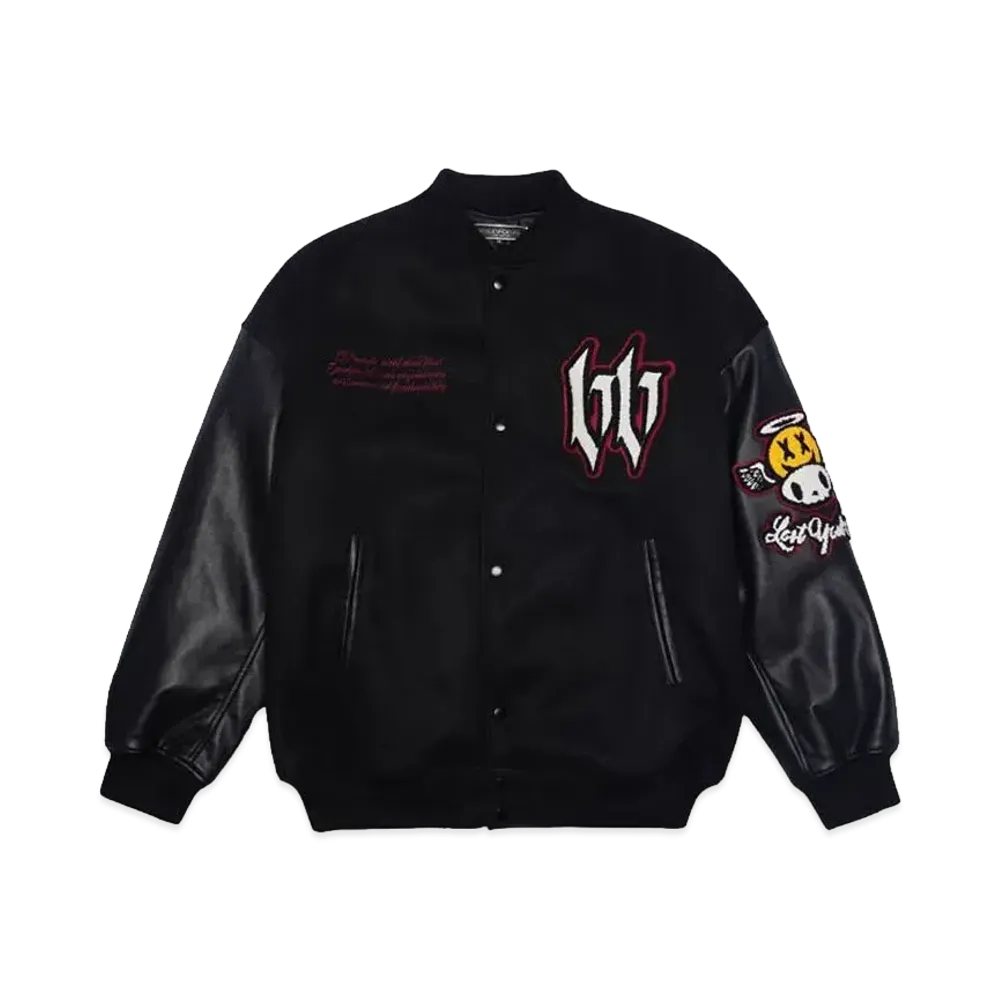 beauty:beast “Fiorentina” Melton Varsity JKT "BLACK"