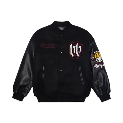 beauty:beast “Fiorentina” Melton Varsity JKT "BLACK"