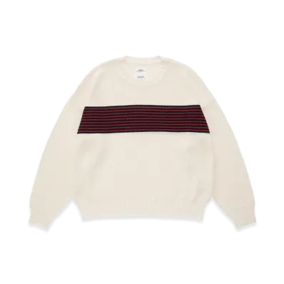 visvim Jumbo SB Knit L/S (Si/C) "Ivory"