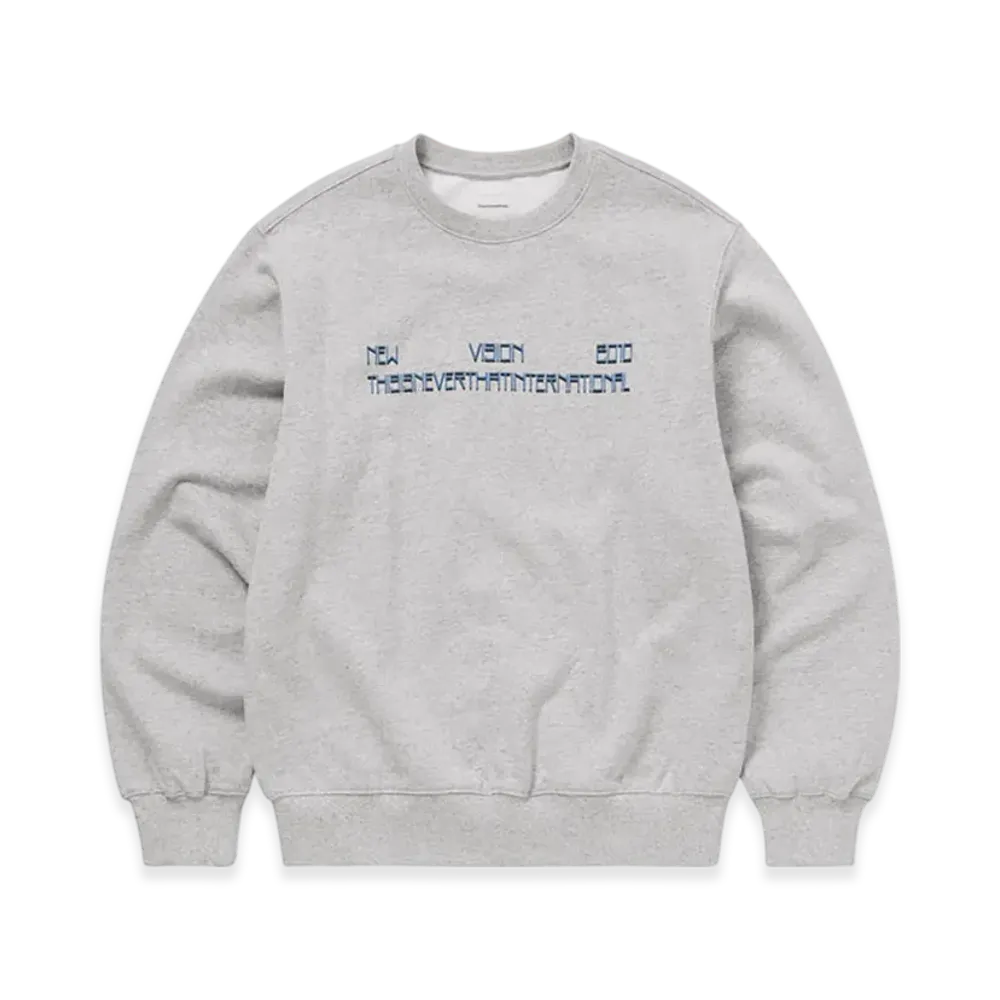 thisisneverthat New Vision 2010 Crewneck "Heather Grey"