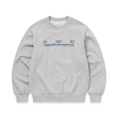 thisisneverthat New Vision 2010 Crewneck "Heather Grey"