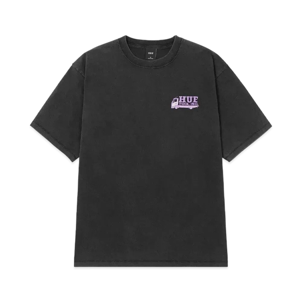 HUF Tool Inc Washed Tee "Washed Black"