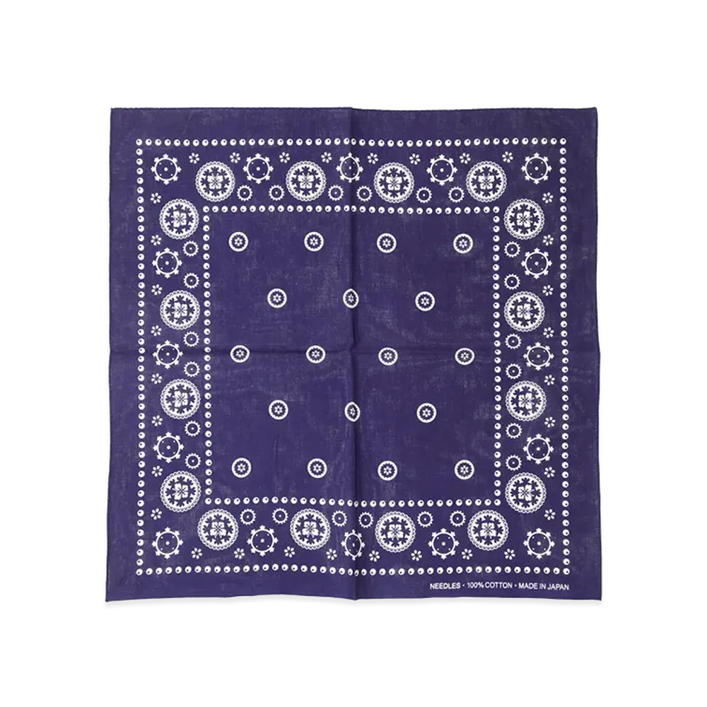 NEEDLES Bandana - Square "Eggplant"