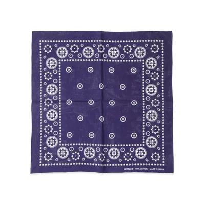 NEEDLES Bandana - Square "Eggplant"