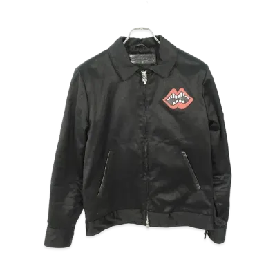 Chrome Hearts PPO 11 to 3 VJ Fabric Jacket Chomper Patch Blouson "Black"