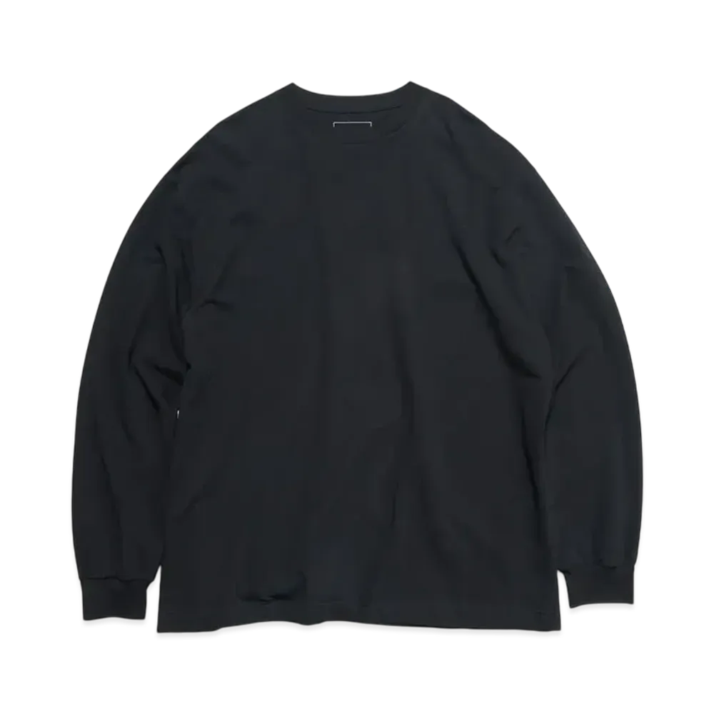 SOPHNET. L/S Crewneck Top "Black"