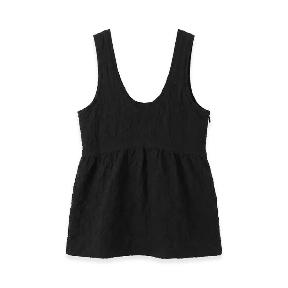 Jil Sander Women's Balloon Tank Top "Black"