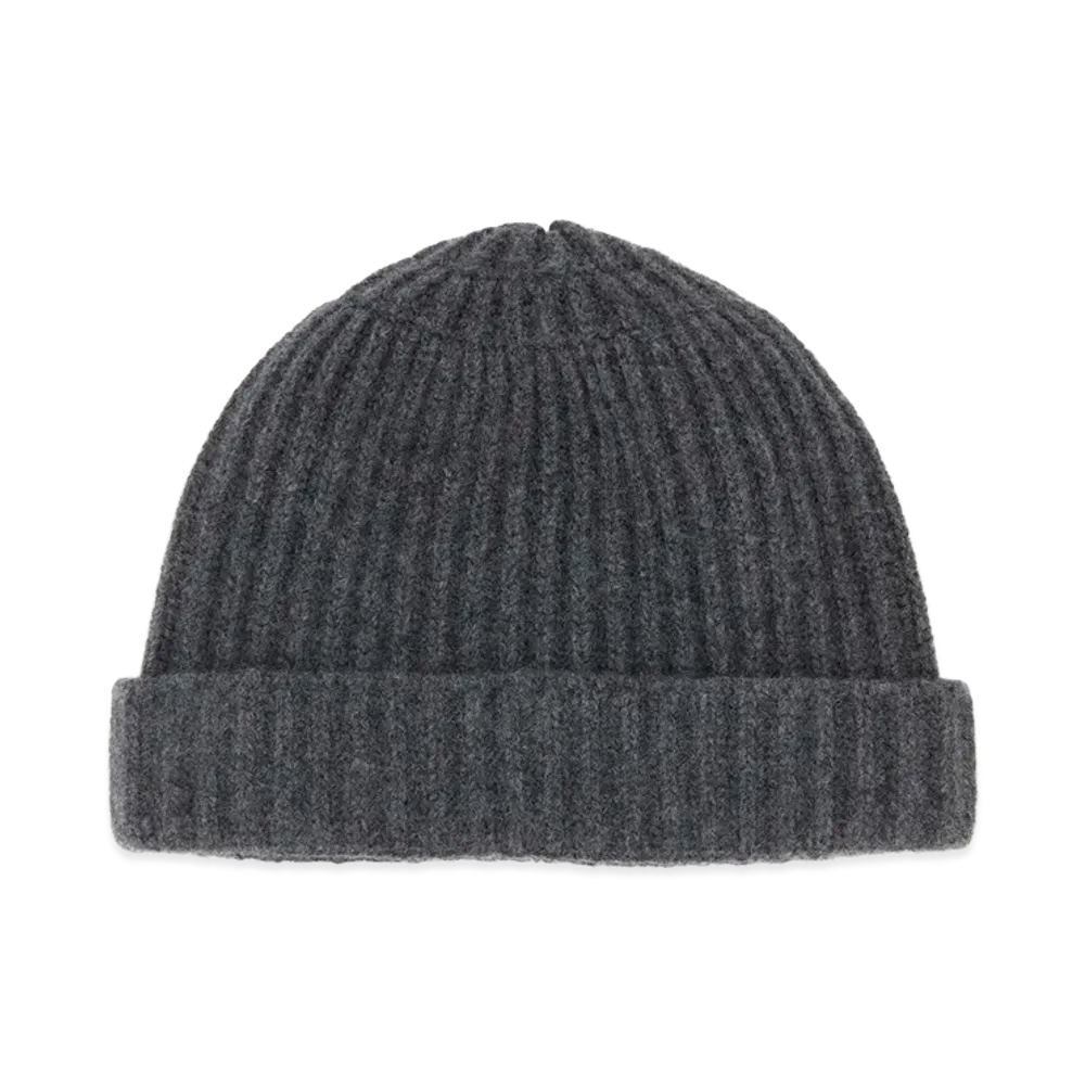 Maison Margiela Dark Grey Wool Beanie Hat "Grey"