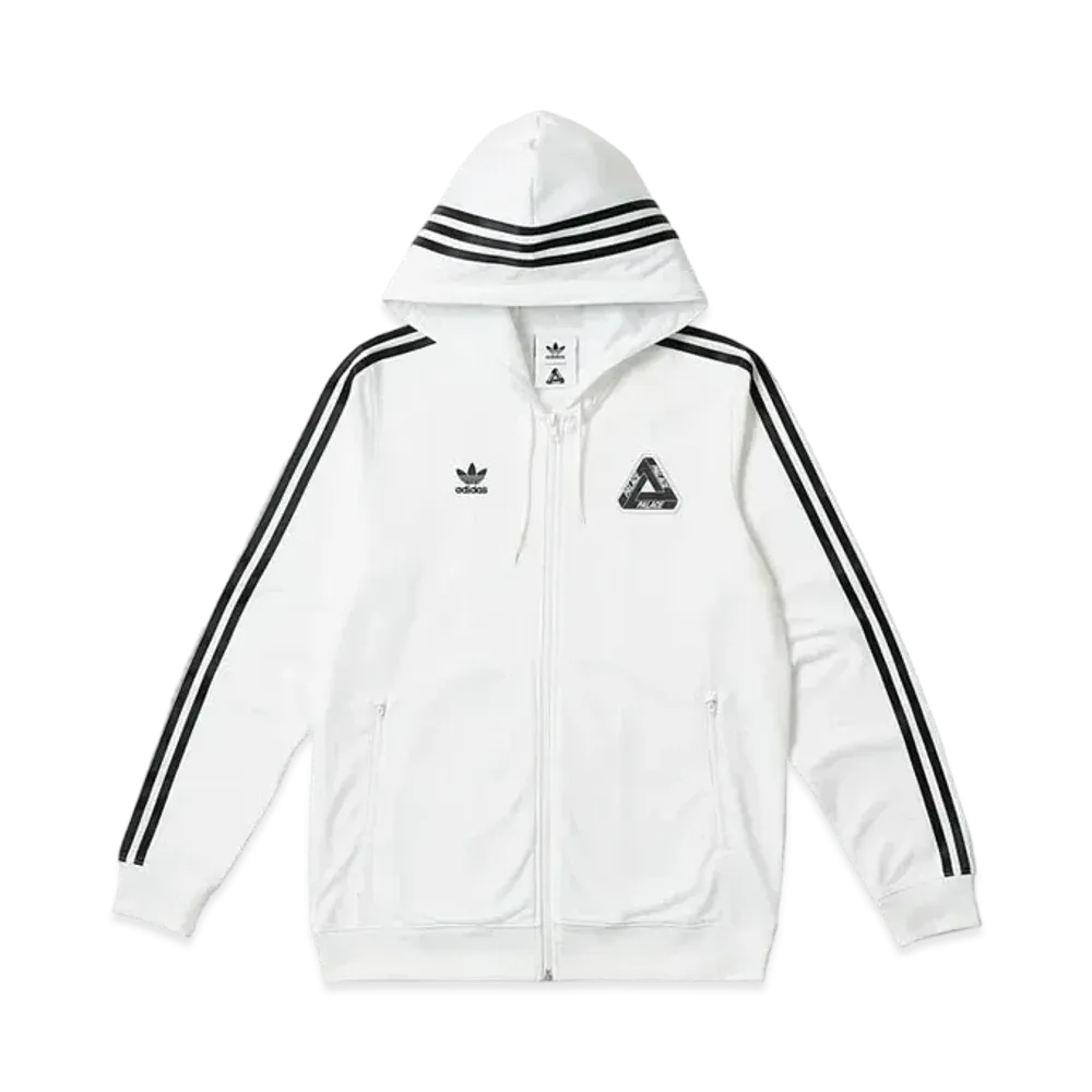 adidas PALACE Hooded Firebird Track Top "White"