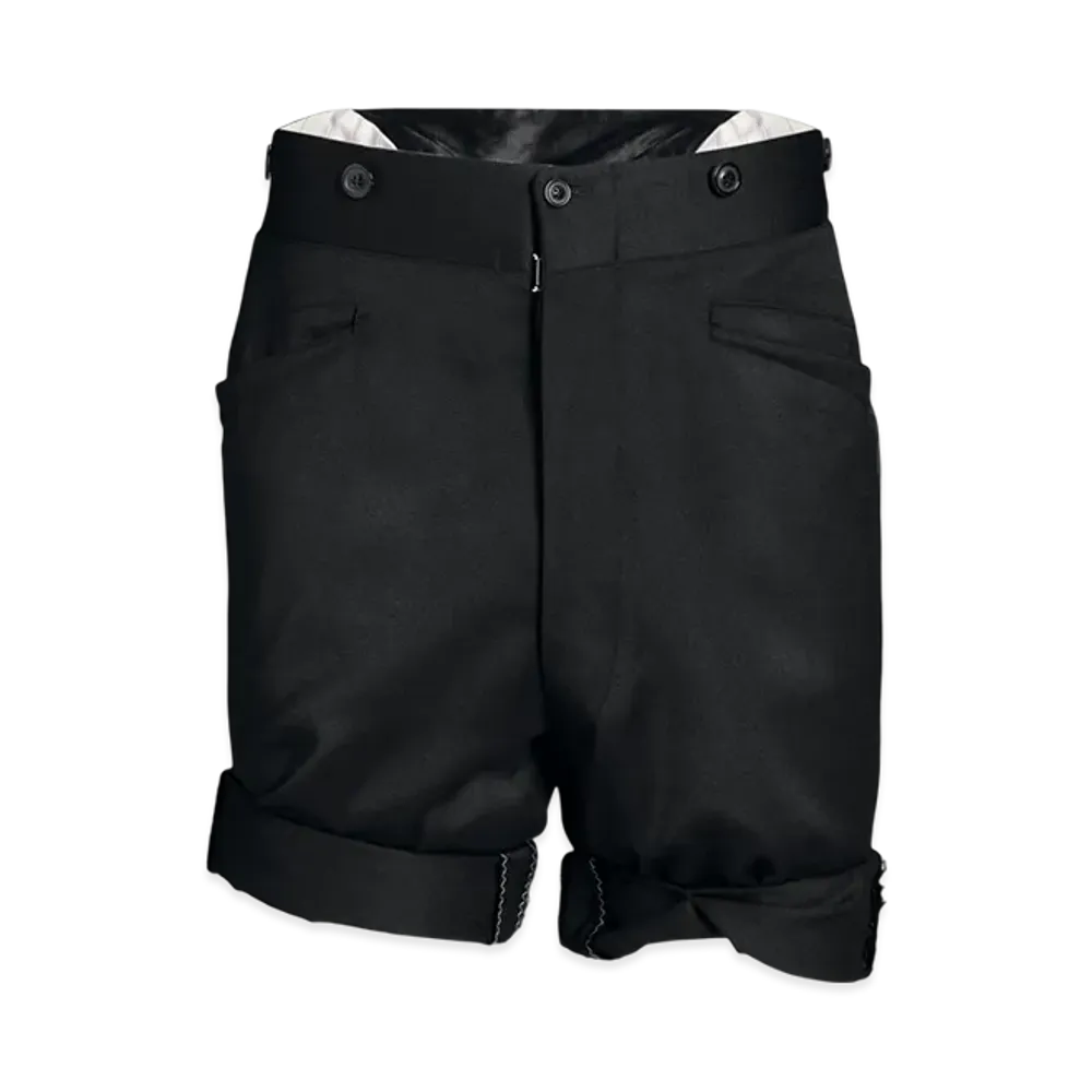 Maison Margiela Women's Anonymity Of The Lining Shorts "Black/Burgundy"