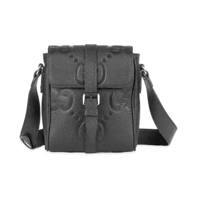 GUCCI Jumbo GG Small Messenger Bag "Black"