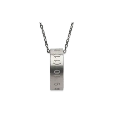 Maison Margiela Numerical Ring Necklace "Silver"