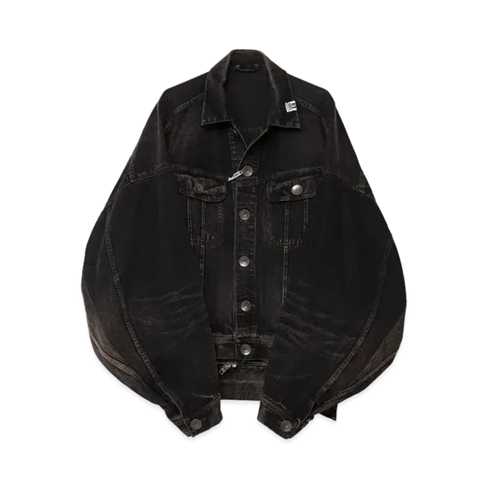 Maison MIHARA YASUHIRO Combination Denim Jacket "Black"