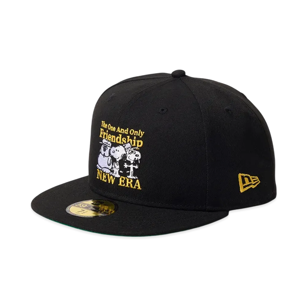 NEW ERA x PEANUTS 59FIFTY Friendship "Black"