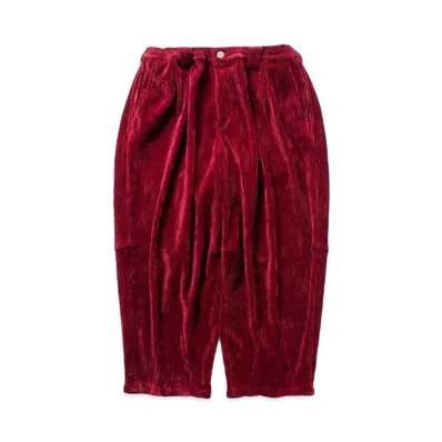 TIGHTBOOTH Knit Cord Balloon Pants "Wine"