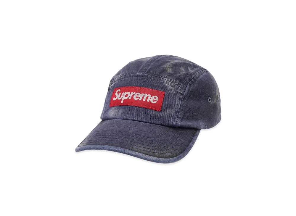 Supreme Overdyed Camp Cap "Navy"