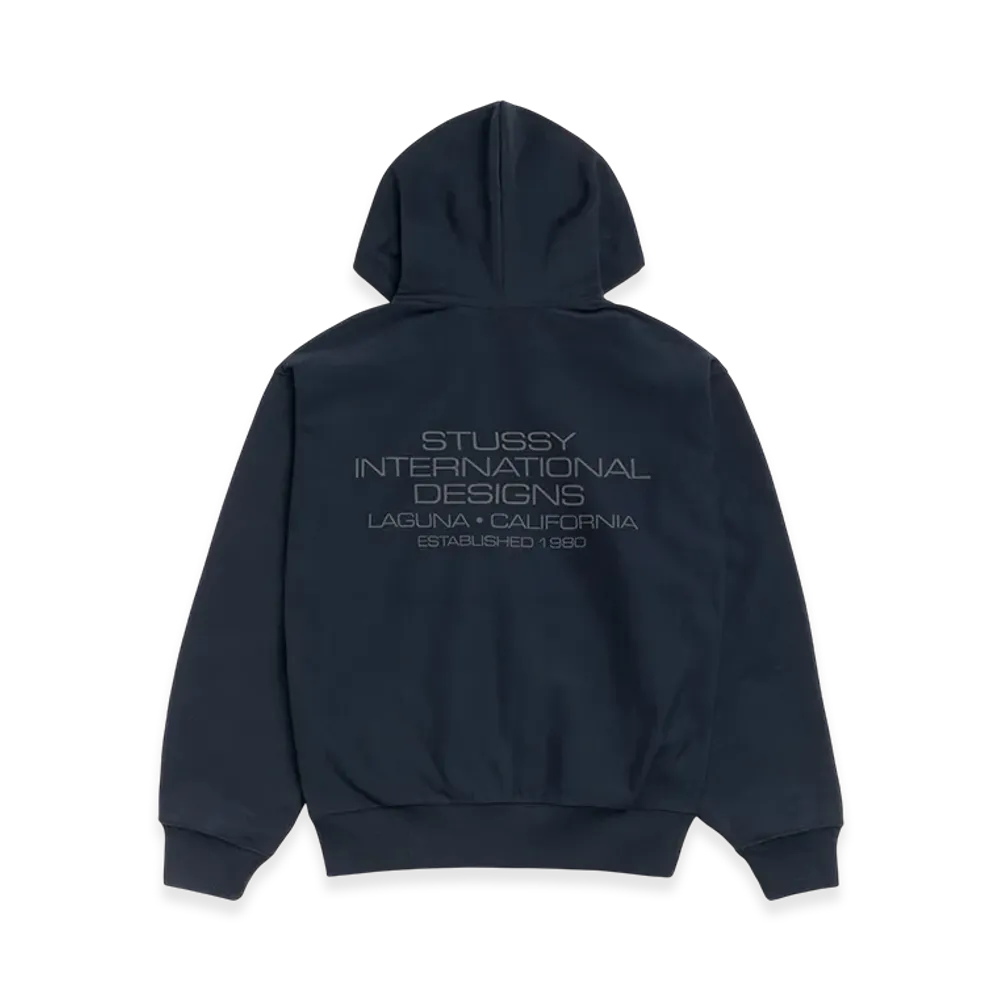 Stussy International Designs Zip Hoodie "Navy"