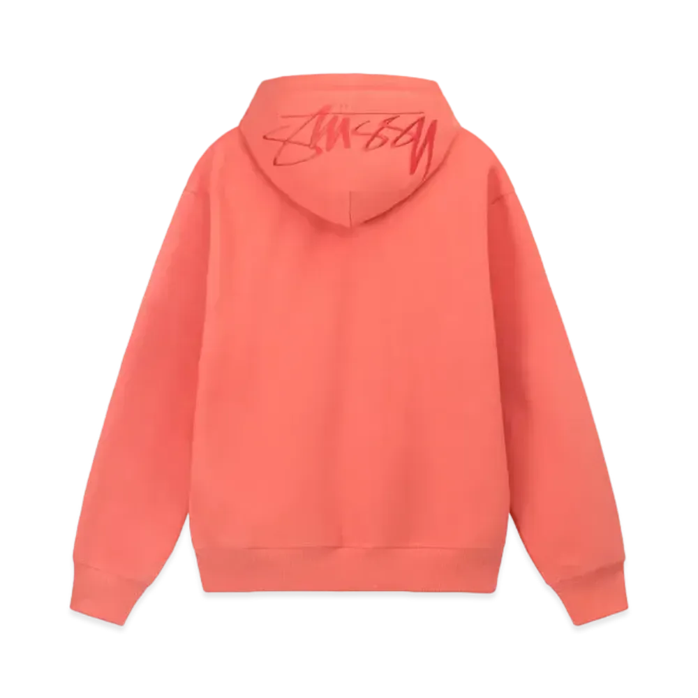 Stussy Back Applique Hoodie "Rose"