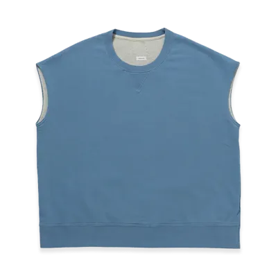 visvim Mondo Dual Sweat S/L DMGD "LT.Blue"